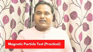 [English] MPI/MPT - Magnetic Particle Test practical (Dry Powder Technique)