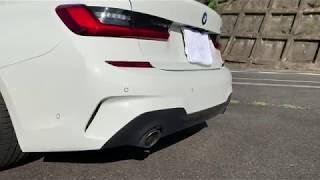 2019 BMW 320i M Sport G20 original exhaust sound