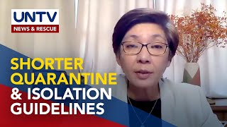 DOH, may updated guidelines na sa quarantine at isolation period