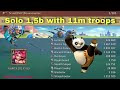 Lords Mobile - Solo 1,5b and 2b on war gear. Having fun in K640. Making enemy troops disappear