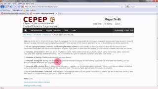 Program Evaluation Site Instructions