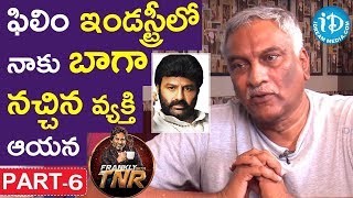Tammareddy Bharadwaja Exclusive Interview Part #6 || Frankly With TNR
