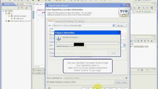 Adding an Eclipse project to SVN using subversive