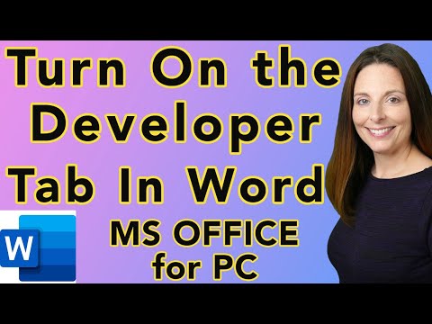 How To Show Developer Tab in Word - Two Ways to Turn On Developer Tab in MS Office for PC