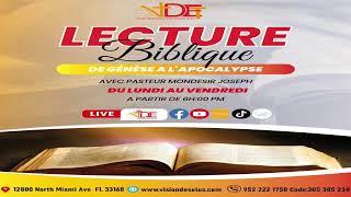 LECTURE BIBLIQUE GENESE A L'APOCALYPSE/ABONE   1/1/23/2025