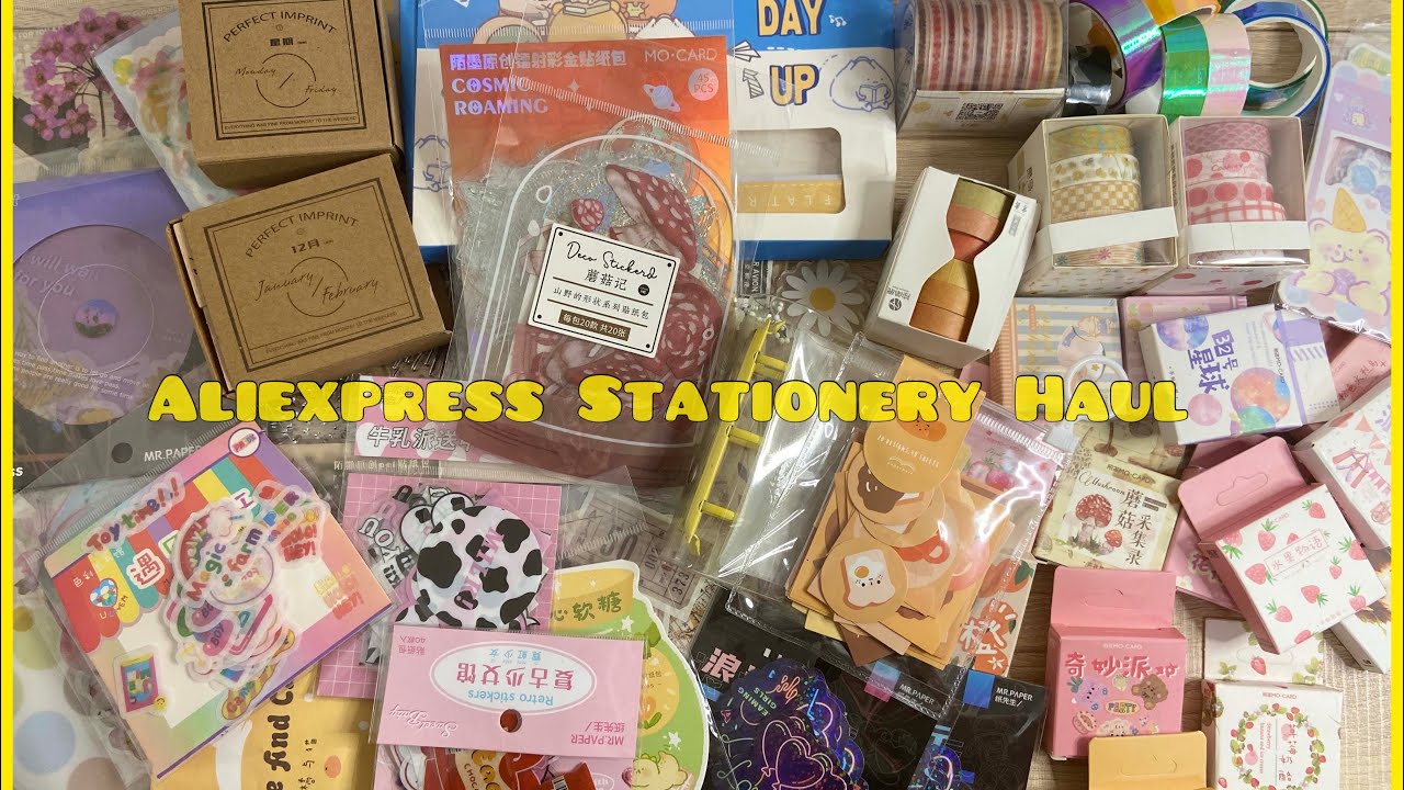 Huge Aliexpress Stationery Haul рџњј Youtube