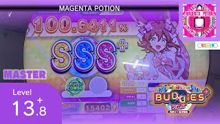 [Maimai] MAGENTA POTION [MASTER 13+ (13.8)] | 100.6411% (FC)