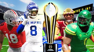 Who's In? NCAA Football 14 College Football Playoff Selection Show! Memphis Dynasty cfb revamped