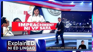 News ExplainED: Impeachment kay VP Sara Duterte | Frontline Tonight