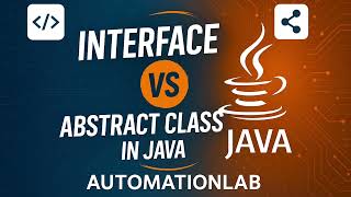 Interface vs Abstract Class in Java | Key Differences with Examples | Java OOPs Concepts