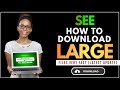 How to download large files very fast