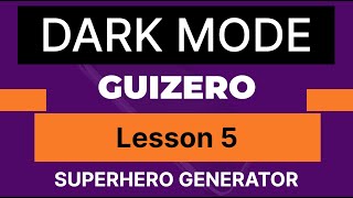 Getting Started with GUIZERO - Python GUI - Lesson 5 - Adding Dark Mode