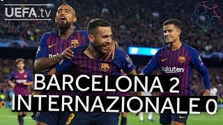 BARCELONA 2-0 INTERNAZIONALE #UCL HIGHLIGHTS