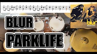 Blur - Parklife - Drum Cover With SHEET MUSIC