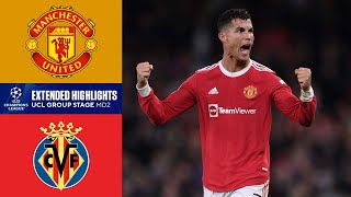 Manchester United vs. Villarreal: Extended Highlights | UCL Groups Stage MD 2 | CBS Sports Golazo
