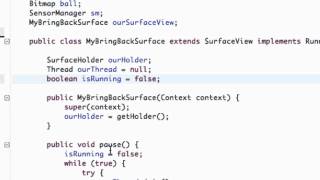 Android Application Development Tutorial - 128 - Finishing Accelerometer and unregistering