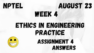 Assignment 4 | Ethics in Engineering Practice Week 4 | NPTEL @HanumansView