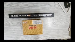 AHUJA GM-601LM GOOSENECK MICROPHONE WITH GMB-6C TABLE STAND UNBOXING AND REVIEW