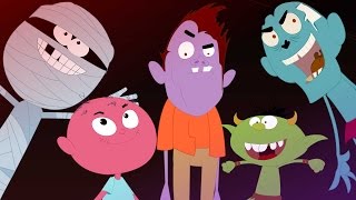 Five Little Monsters | Halloween Rhymes