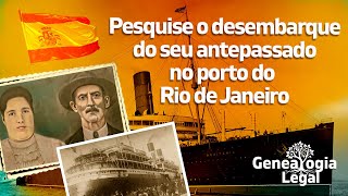 Aprenda a Pesquisar - DESEMBARQUE  de IMIGRANTES no PORTO DO RIO DE JANEIRO