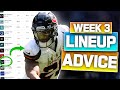 Week 3 Lineup Advice, Starts & Sits, Best Matchups and MORE! | 2024 Fantasy Football