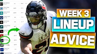 Week 3 Lineup Advice, Starts & Sits, Best Matchups and MORE! | 2024 Fantasy Football