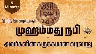 முஹம்மது நபிﷺ அவர்களின் சுருக்கமான வரலாறு! - 5 நிமிடங்கள் | Way to Paradise