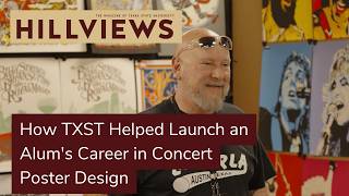 How TXST Helped Launch an Alum's Career in Concert Poster Design