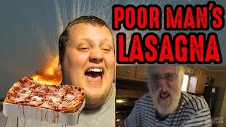 ANGRY GRANDPA POOR MAN'S LASAGNA MELTDOWN! REACTION!!!