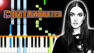 BANKS - Contaminated (Piano Tutorial) By MUSICHELP