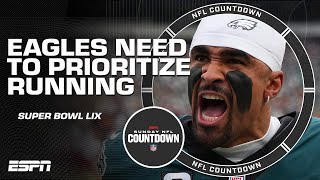 STAY TRUE TO WHO YOU ARE - Rex Ryan says Eagles \u0026 Hurts must prioritize the run game | NFL Countdown