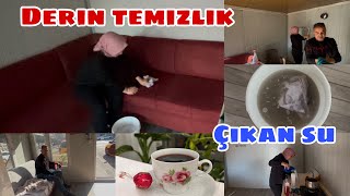 SİMSİYAH SU ÇIKTI❌ HERYERİ MIS GİBİ YAPTIK🌺 HEPSİ HASTA🤒 GÜNLÜK VLOG🎥