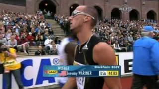 Jeremy Wariner gets win in Stockholm, from Universal Sports