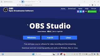 OBS Studio is a free and open-source screencasting and streaming app. It is available for Windows