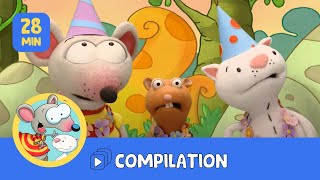 Toopy and Binoo | Binoo's Party Hat + 3 Exciting Adventures! | Vroom Vroom Zoom | Compilation