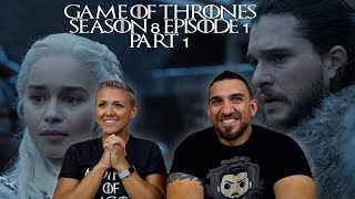Game of Thrones Season 8 Episode 1 'Winterfell' Part 1 REACTION!! (REUPLOAD)