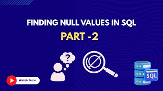 50 Finding Null Values