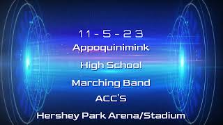 Appoquinimink High School Marching Band @ ACC's 11-5-23