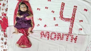 my Riyansi baby's 4 month complete 💯💯#cutebaby #babygirl