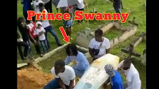 Prince Swanny attended Brad Funeral || He was spotted carrying his casket