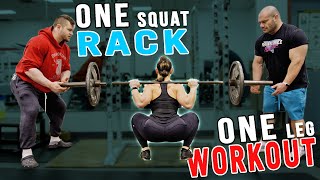 How To Annihilate Your Legs With Only A Squat Rack