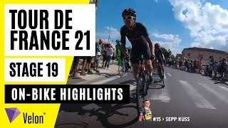 Tour de France 2021: Stage 19 On-Bike Highlights