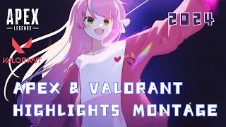 2024年Highlights vs 泡槍失誤大對決｜Apex \u0026 Valorant年度大回顧精華｜APEX \u0026 VALORANT Highlights Montage