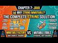 Chapter 7: Everything you should know about String, StringBuffer, StringBuilder, immutability #java