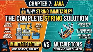 Chapter 7: Everything you should know about String, StringBuffer, StringBuilder, immutability #java
