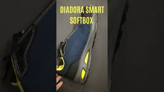 Работни сини обувки Diadora Smart Softbox: бомбе и пластина