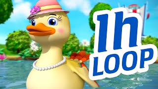 5 Little Ducks | 1 HOUR LOOP | Kids Toy Playtime Show! | Games and Songs for Kids