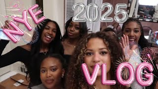 NYE vlog 2025 ⭐️ | resolutions, house party, reunited w faith, new friends!