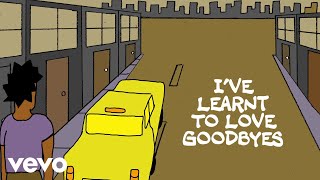 Cat Burns - learnt to love goodbyes (lyric video)