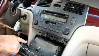 How to Remove Radio / CD Changer from 2002 Lexus ES300 for Repair.